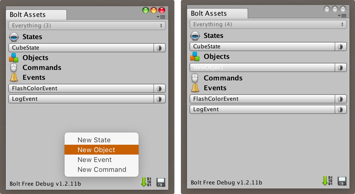 Create a new Object Asset
