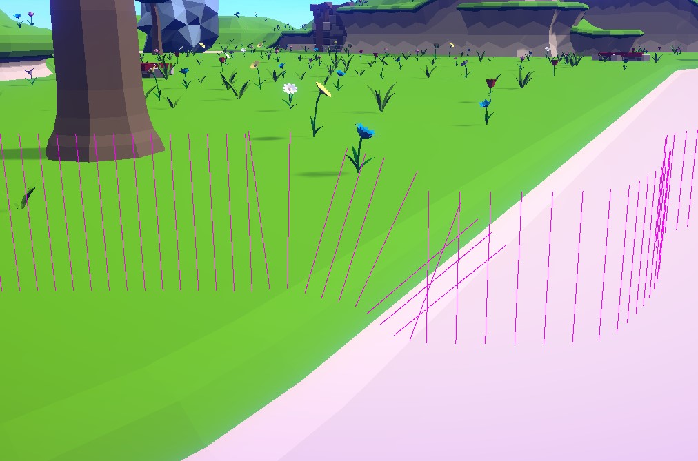 Draw ground normal